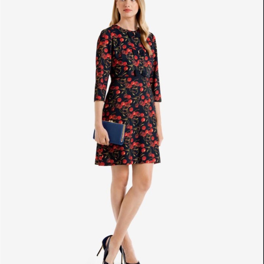 Ted Baker Frya Cheerful Cherry Dress - Size 1
